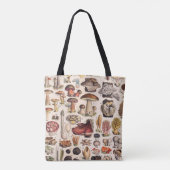 Tote Bag Champignons vintages Par Adolphe Millot (Dos)