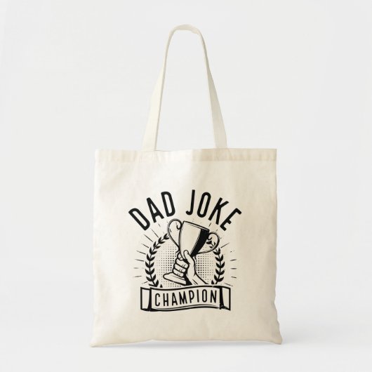 Tote Bag Champion de la farce papa (Devant)