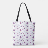 Tote Bag Champion de poule pourpre et bleu (Dos)