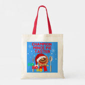 Tote Bag Champion Mince Pie Taster - Père Noël (Dos)