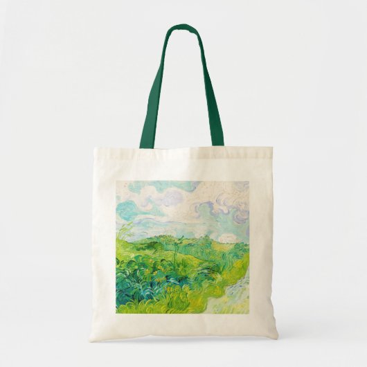 Tote Bag Champs de blé vert, Van Gogh (Devant)