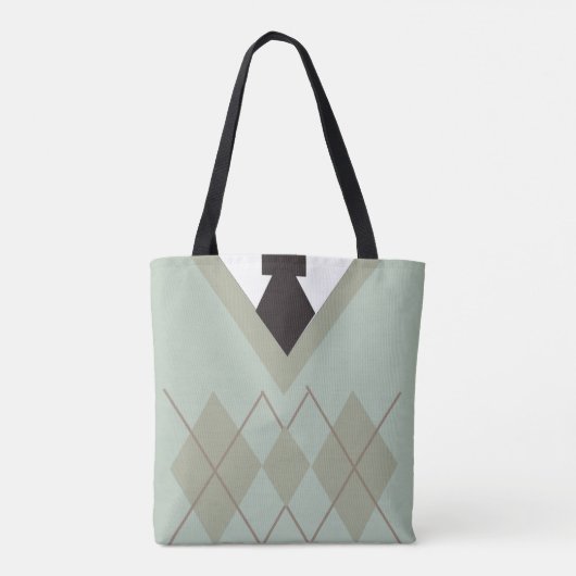 Tote Bag Chandail de style Dapper partout (Dos)