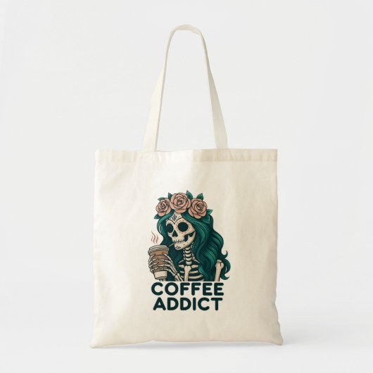 Tote Bag Chandails design gothique amateur de café (Devant)