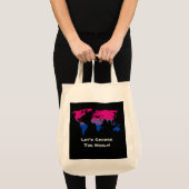 Tote Bag Changeons le monde (Devant (produit))