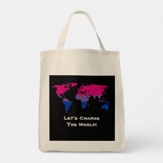 Tote Bag Changeons le monde (Dos)