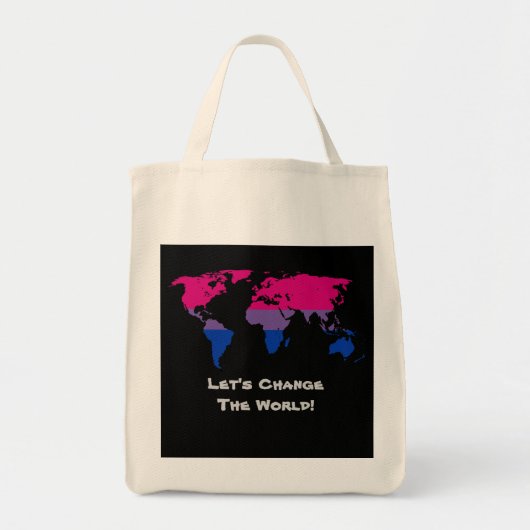 Tote Bag Changeons le monde (Devant)