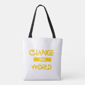 Tote Bag Changer le monde (Dos)
