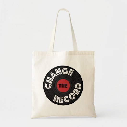 Tote Bag Changez le Record ! (Devant)