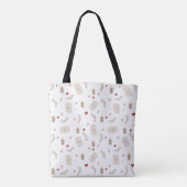 Tote Bag (chanson de Medium) - Christmas Pattern (Dos)