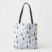 Tote Bag (chanson de Medium) - Christmas Pattern (Devant)