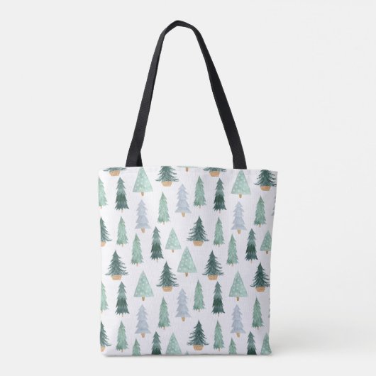 Tote Bag (chanson de Medium) - Christmas Pattern (Dos)