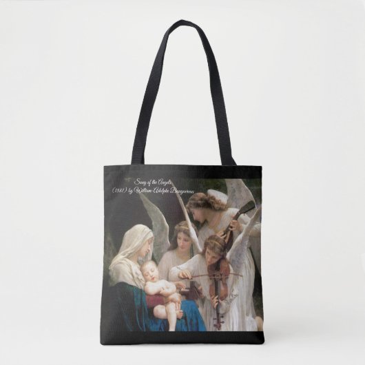 Tote Bag Chanson des Anges Bouguereau (Devant)