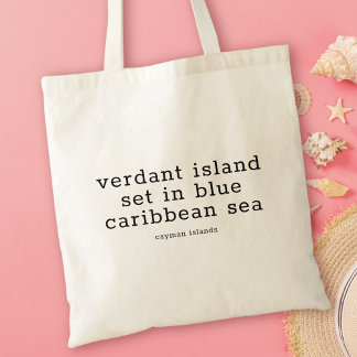 Tote Bag Chanson nationale des îles Caïmans Île verdoyante