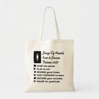 Tote Bag Chansons De Santé, D'Amour Et De Succès 2025