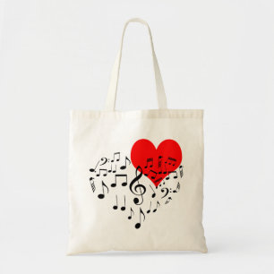 Tote Bag Chanter Coeur unique d'un genre drôle