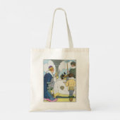Tote Bag Chanter une chanson de Sixpence Mère Oie Nourritur (Dos)