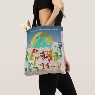 Tote Bag Chanteurs Coyote chantant des chansons d'amour du