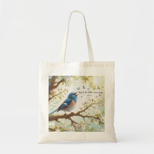 Tote Bag Chantez À L'Éternel Un Nouveau Psaume De Chanson 9 (Devant)