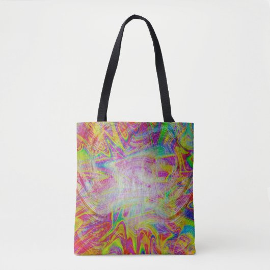 Tote Bag Chaos Abstrait (Devant)