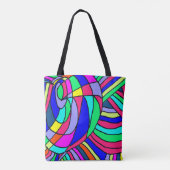 Tote Bag Chaos coloré (Dos)