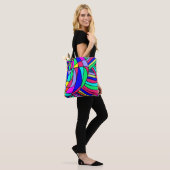 Tote Bag Chaos coloré (Sur le modèle)