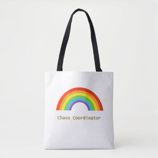 Tote Bag Chaos Coordinator Rainbow (Devant)