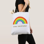 Tote Bag Chaos Coordinator Rainbow (De près)
