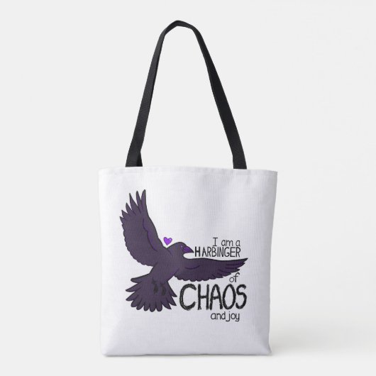Tote Bag Chaos Crow Tapestry (Dos)