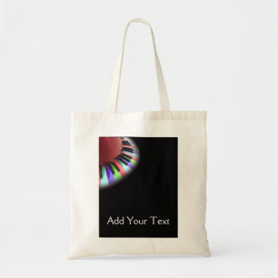 Tote Bag Chaos de clavier lumineux sur le noir