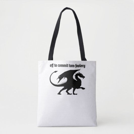 Tote Bag Chaotic Little Dragon (Devant)