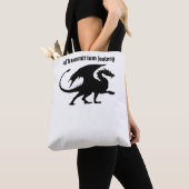 Tote Bag Chaotic Little Dragon (De près)