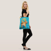 Tote Bag Chapeau d'anniversaire Corgi Butt (Sur le modèle)