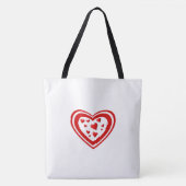 Tote Bag Chapeau plein d'amour (Devant)