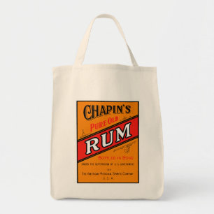 Tote Bag Chapins Pure Vieux Étiquette de rhum