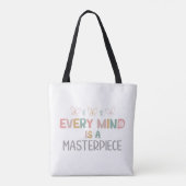 Tote Bag Chaque Esprit Est Un Chef-D'Oeuvre De L'Acceptatio (Dos)