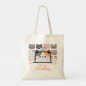 Tote Bag Chaque jour est Sam-chat (Dos)