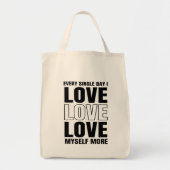 Tote Bag Chaque Jour Je M'Aime Plus D'Épicerie Fourre-tout (Devant)