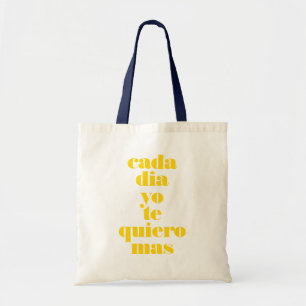 Tote Bag Chaque Jour Je T'Aime Plus Fourre-tout Graphique