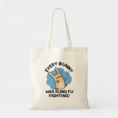 Tote Bag Chaque Lapin Était Kung Fu Combattre Un Jeu De Lap (Devant)