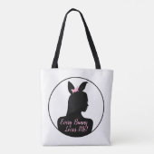 Tote Bag Chaque Lapin M'Aime ! Bunny Girl (Dos)