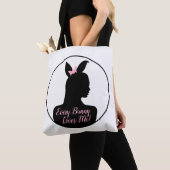 Tote Bag Chaque Lapin M'Aime ! Bunny Girl (De près)