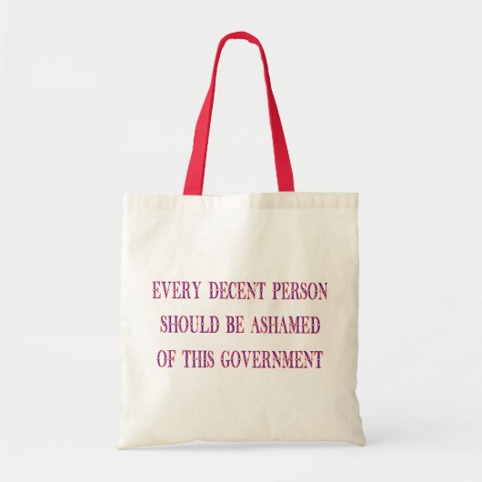 Tote Bag Chaque personne convenable (Devant)