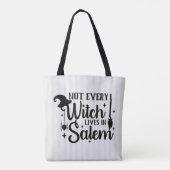 Tote Bag Chaque sorcière vit à Salem Halloween (Dos)