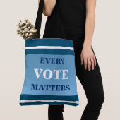 Tote Bag Chaque vote compte, double face (De près)