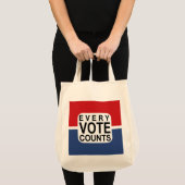 Tote Bag Chaque vote compte Fourre-tout (Devant (produit))
