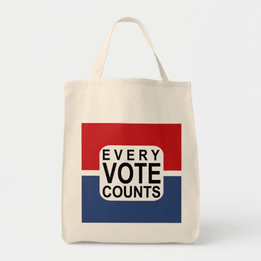Tote Bag Chaque vote compte Fourre-tout (Devant)