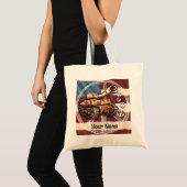 Tote Bag Char de paix USA (Devant (produit))