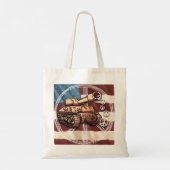 Tote Bag Char de paix USA (Dos)