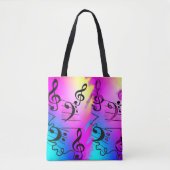 Tote Bag Charges de la musique (Devant)