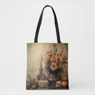 Tote Bag Chariot Halloween vintage (4)